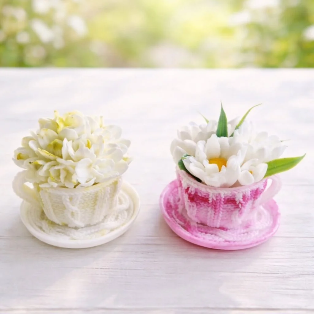 Piccole composizioni di fiori di sapone profumati personalizzabili per resort e boutique hotel